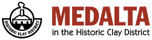Logo of Medalta in the Historic Clay District