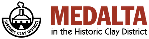 Logo of Medalta in the Historic Clay District